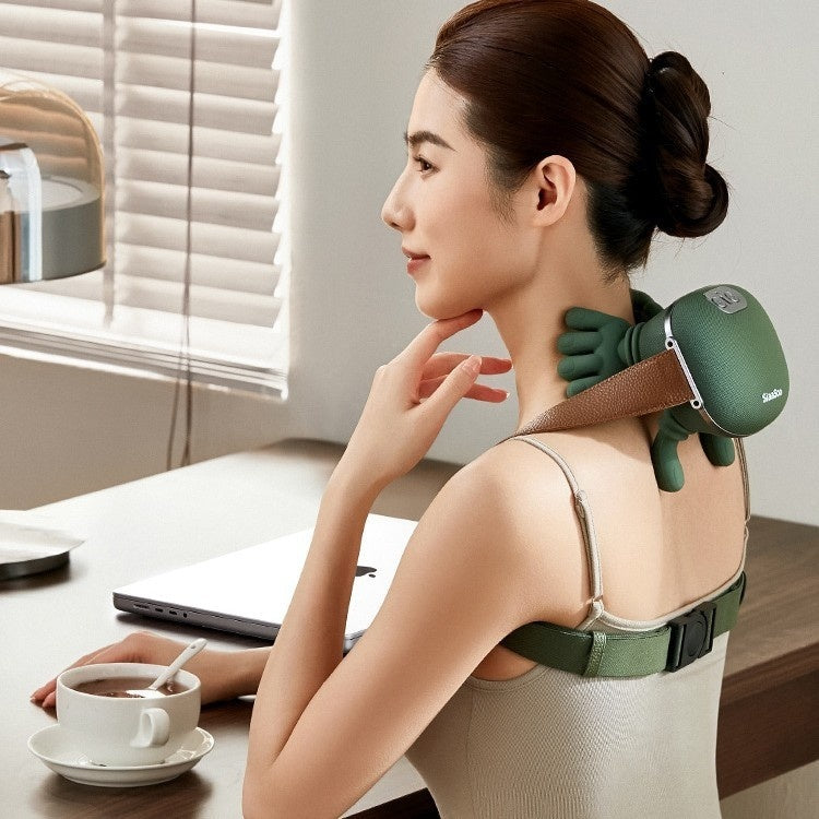 Heated Neck Shoulder Back Massager – Wireless Deep Tissue Massage